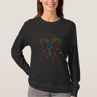 Vädurens astrologiska symbol design t shirt