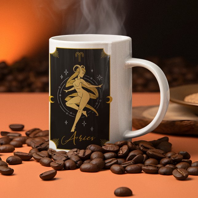Vädurens fräcka tecken Astrologisk mugg (Skapare uppladdad)