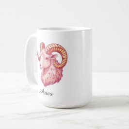 Vädurens himmelska stjärntecken-dekal - Estetisk r Kaffemugg