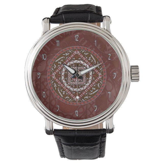 Vädurens Mandala Ur Armbandsur (Framsida)