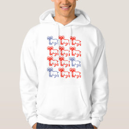 Vädurens mönster – Zodiakpersonlighet gåva Hoodie
