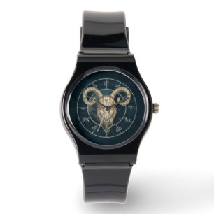 Vädurens stjärntecken armbandsur