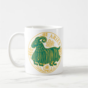 Vädurens stjärntecken kaffemugg
