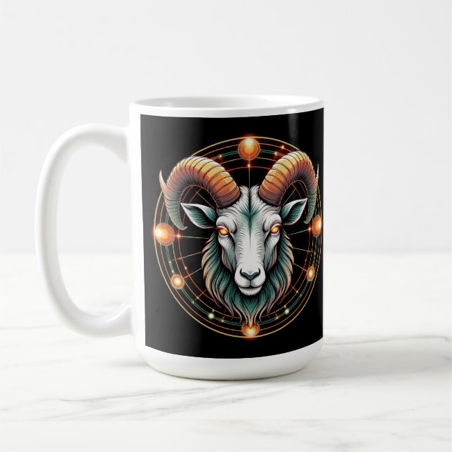 Vädurens stjärntecken kaffemugg (Vänster)