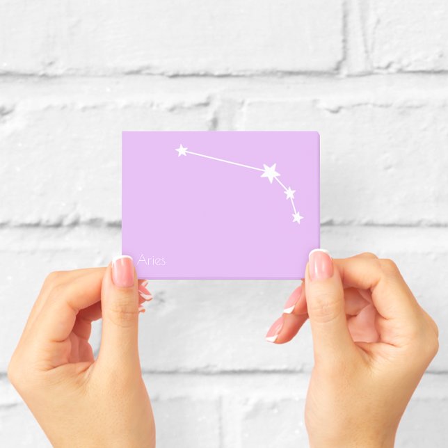 Vädurens stjärntecken post-it block (Skapare uppladdad)