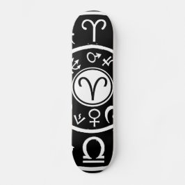 Vädurens stjärntecken skateboard bräda 20,5 cm