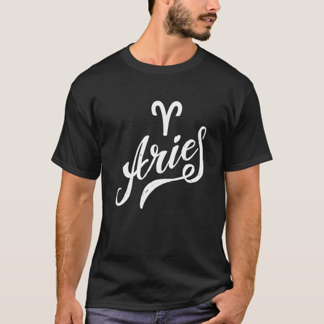 Vädurens stjärntecken t shirt (Framsida)