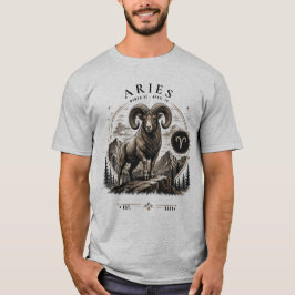Vädurens stjärntecken Vädurens grafiska T-shirt