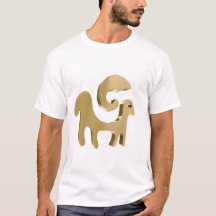 Vädurens Zodiak Guld Symbol Astrologipresent För V