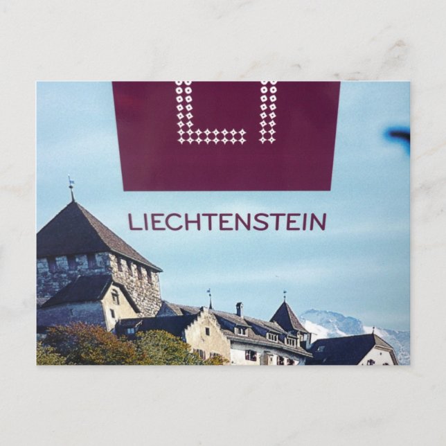 vaduz Blue Vykort (Framsida)