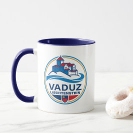Vaduz Liechtenstein Europa Mugg