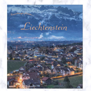 Vaduz Liechtenstein Vykort