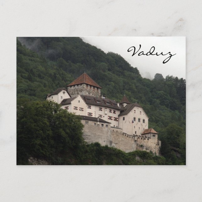 vaduz slottsbacke vykort (Framsida)