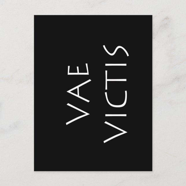 Vae victis vykort (Framsida)