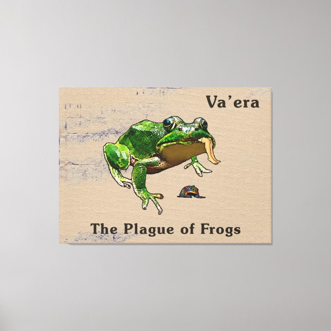 Va'era - Frogs Canvastryck (Framsida)