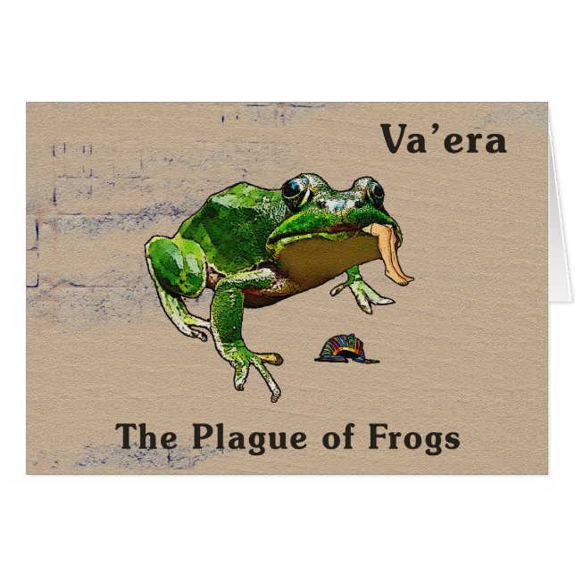 Va'era - Gisselplågan Hälsningskort (Framsidan Horizontal)