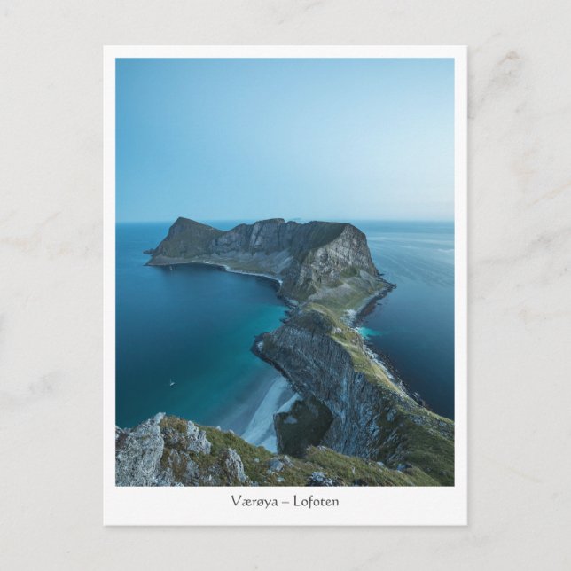 Vaeroya Lofoten Islands Vykort (Framsida)