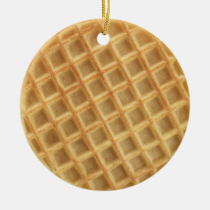 Våffelmönster Julgransprydnad Keramik
