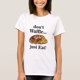 Våfflor Mat Roligt T Shirt