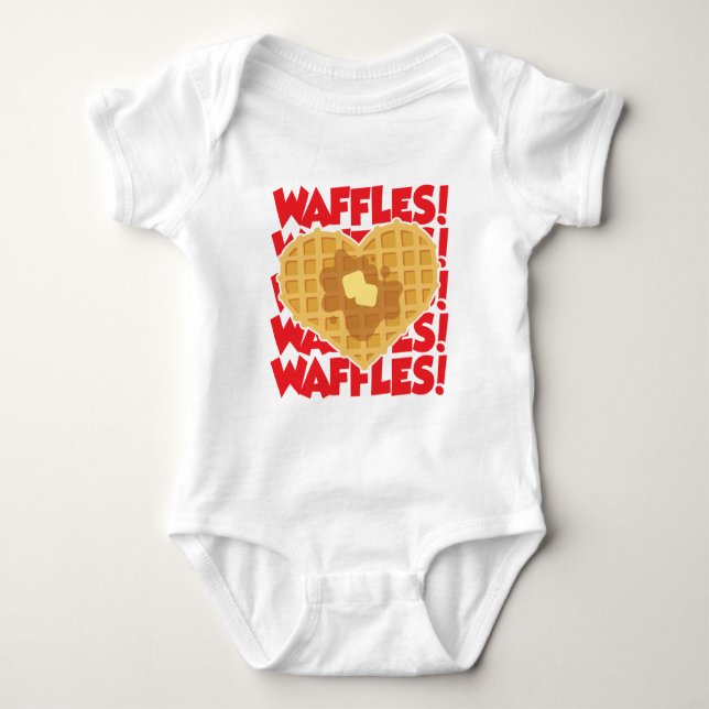 Våfflor T Shirt (Framsida)