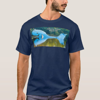 Väg 66 Catoosa Whale Big Blue Whale T Shirt