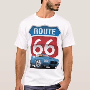 Väg 66 Klassisk bil Nostalgia T Shirt