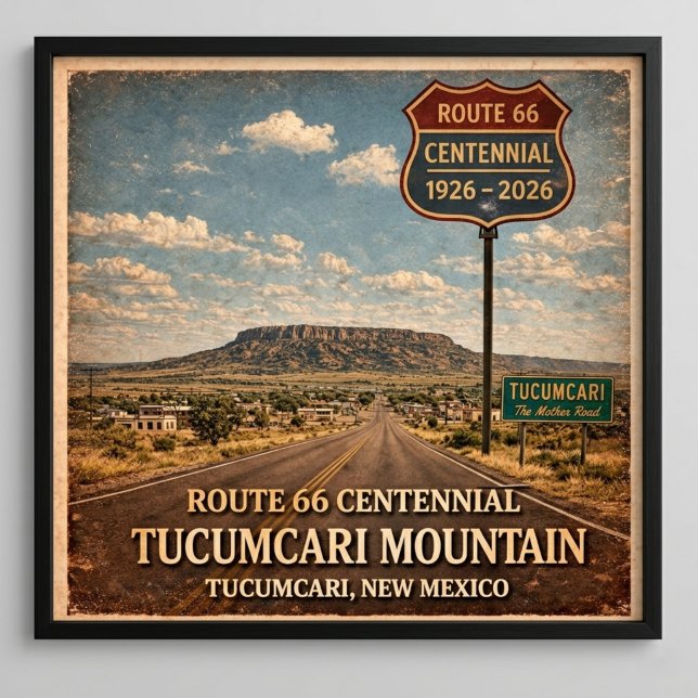 Väg 66 Tucumcari Mountain New Mexico Poster (Skapare uppladdad)