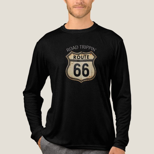 Väg 66: Vägtrippin T Shirt (Framsida)