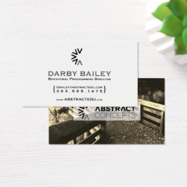 väg-abstrakt-koncept visitkort