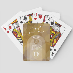 Våg Anpassningsbar Birthday Zodiac - Modern design Casinokort