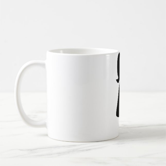 Våg Astrologisk symbol 7 Kaffemugg (Vänster)