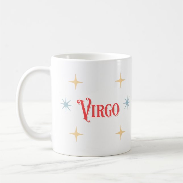 Våg Astrologisk teckenkaffe Mugg (Vänster)
