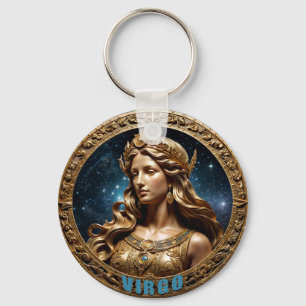 Våg-astrologtecken Nyckelring