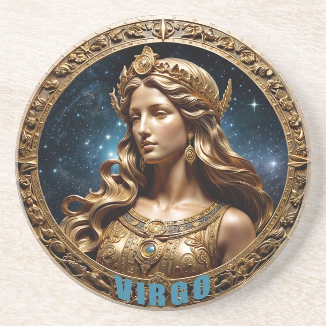 Våg-astrologtecken Underlägg (Framsidan)