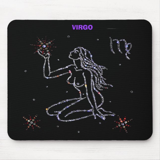 Våg Astrology Mousepad Musmatta (Framsidan)
