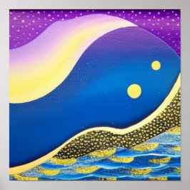 Våg av Färg Poster