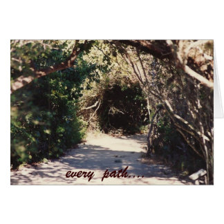 väg... av frid hälsningskort