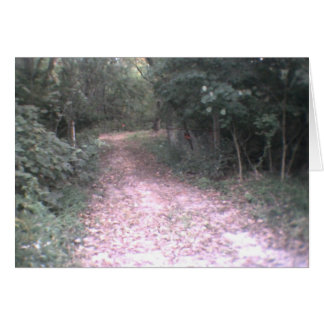 väg av liv hälsningskort