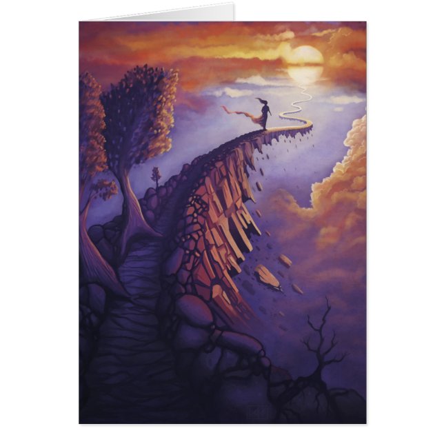 Väg av livgåvakortet hälsningskort (Framsidan)