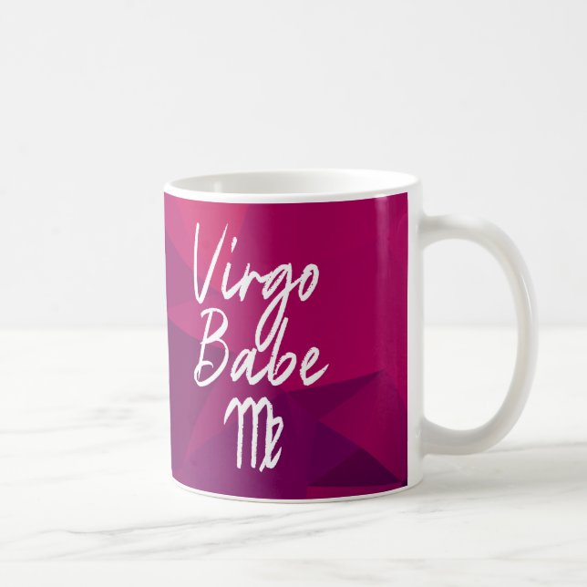 Våg Babe Zodiac Stjärntecken Birthday Sweatshirt Kaffemugg (Höger)