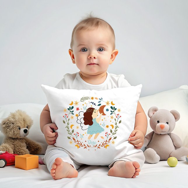 Våg Baby Zodiac Anpassade Nursery Kudde (Skapare uppladdad)