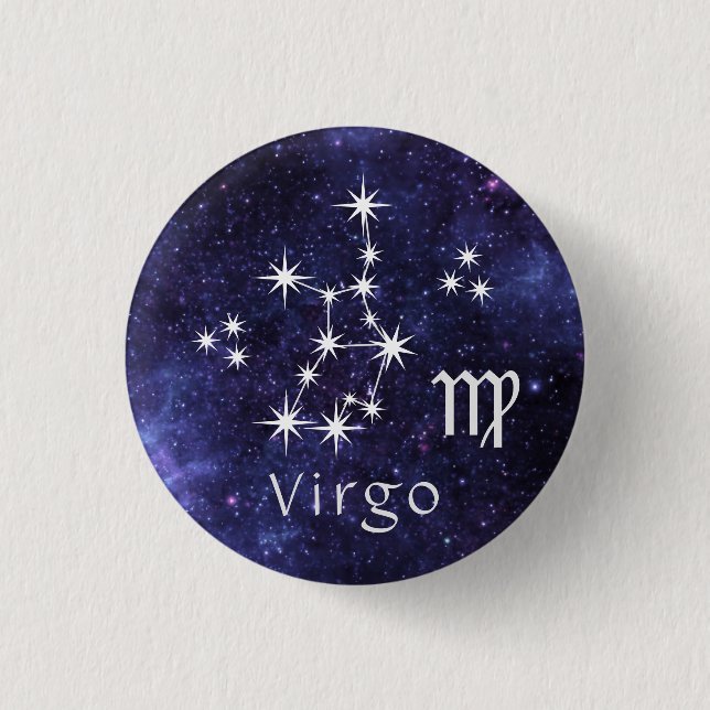 Våg Badge, Zodiac Horoscope Badge Knapp (Framsida)