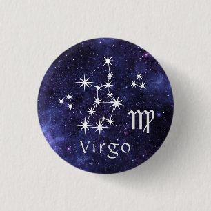Våg Badge, Zodiac Horoscope Badge Knapp