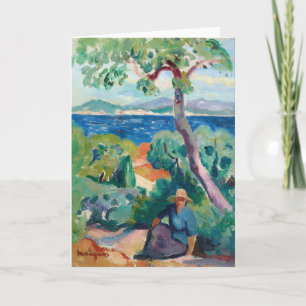Väg bakom Oustalet Henri Manguin Kort