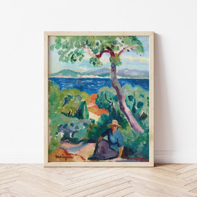 Väg bakom Oustalet | Henri Manguin Poster (Skapare uppladdad)
