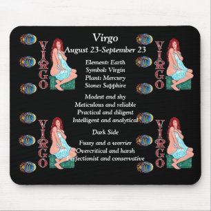 Våg Birth Sign Zodiac Mouse Pad Musmatta