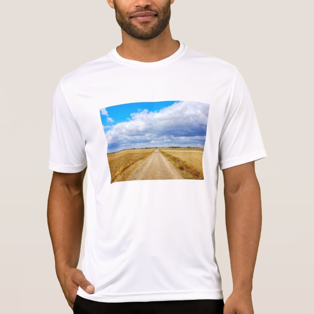 Väg Boadilla del Camino - Itero de la Vega T Shirt (Framsida)
