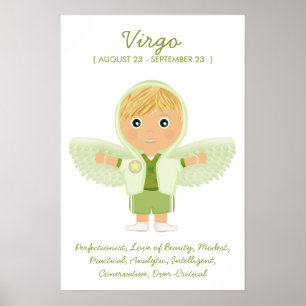 Våg - Boy Horoscope Poster