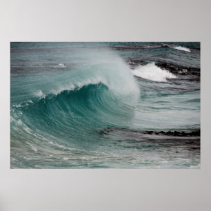 Våg brytare i Tasmanien Poster