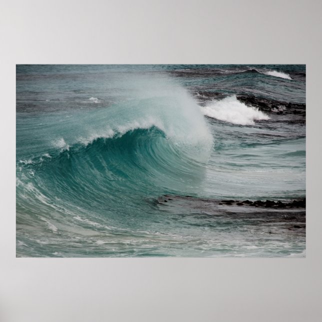 Våg brytare i Tasmanien Poster (Framsidan)